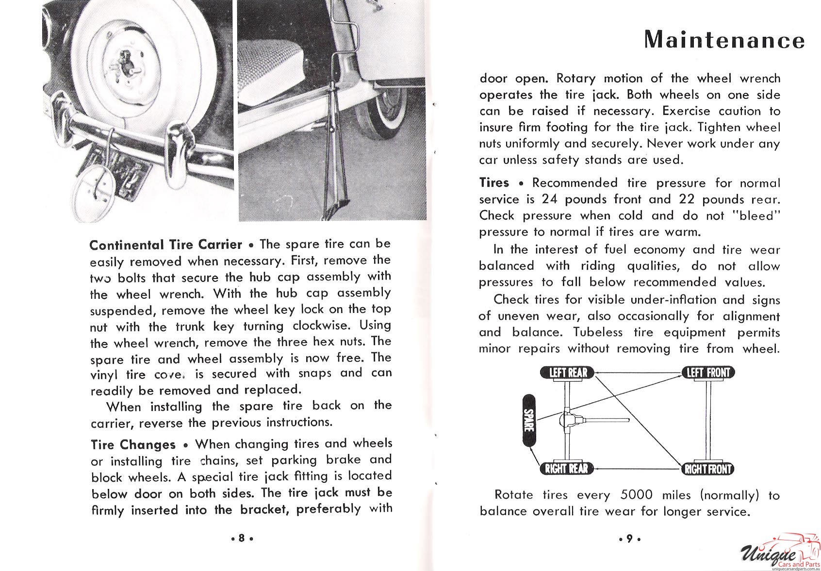 1957 Nash Metropolitan Owners Manual Page 3